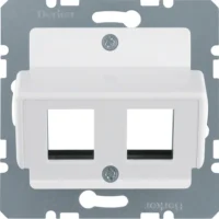 Berker Zentralplatte pws für AMP Modular-Jack 146309