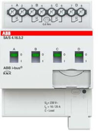 ABB Stotz S&J Schaltaktor 4-fach, 16A, C-Last SA/S4.16.5.2