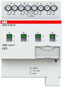 ABB ABB Stotz S&J Schaltaktor 4-fach, 16A, C-Last SA/S4.16.5.2
