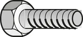 Legrand Legrand CM801331 VHM 8x25 EZ Sechskant- schraube elektrolytisch-verzinkt