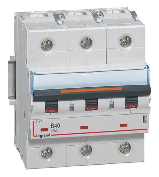 Legrand Legrand 409733 DX3 LS-Schalter B 40A 3-polig 25kA 400VAC 4,5TE
