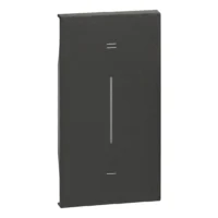BTicino KG19MH2 LivingNow 2M Tasten- abdeckung MyHome mit Symbol +/- Black