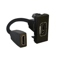 Legrand 079478L 1.4 HDMI-Einheit vorverdr. 1M mit Kabel 15cm Mosaic schwarz