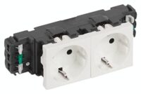 Legrand 077562 Steckdose 2-fach 4M weiß RAL9010