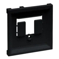 Legrand 765355 SEANO Abdeckung für TDO & TAE in der Farbausführung schwarz lackiert