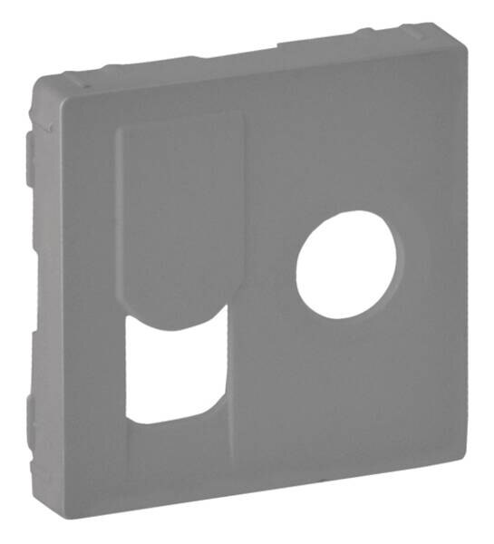 Legrand Legrand 754832 Abdeckung für TV+RJ45 Einsatz Kategorie6 UTP Valena Life Aluminium