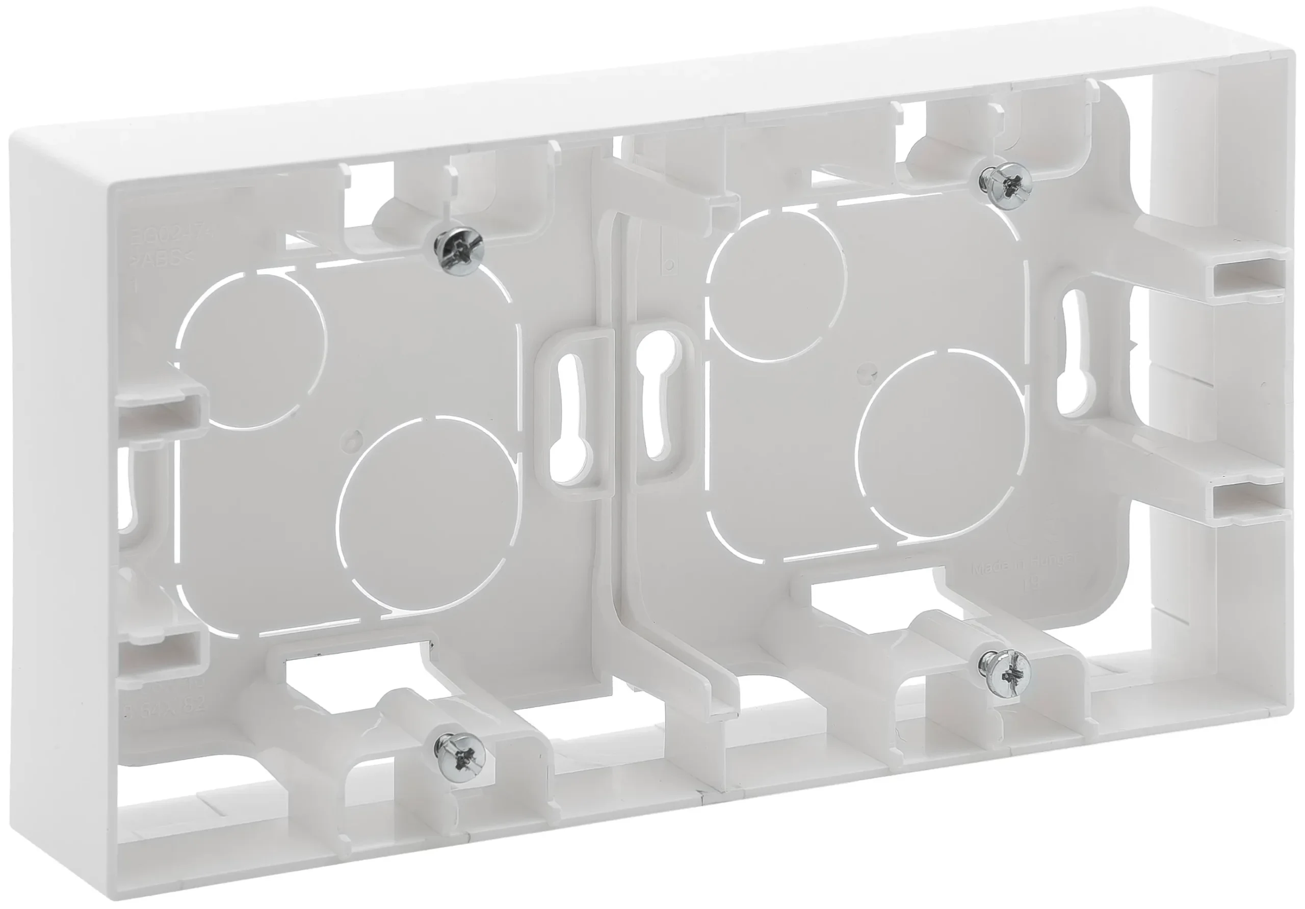 Legrand Legrand 864182 Aufputz Gehäuse 2-fach Niloe Step ultraweiß