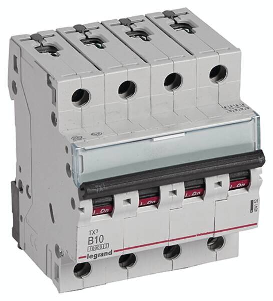 Legrand Legrand 404152 TX3 LS-Schalter B 10A 4-polig 10kA 400VAC 4TE