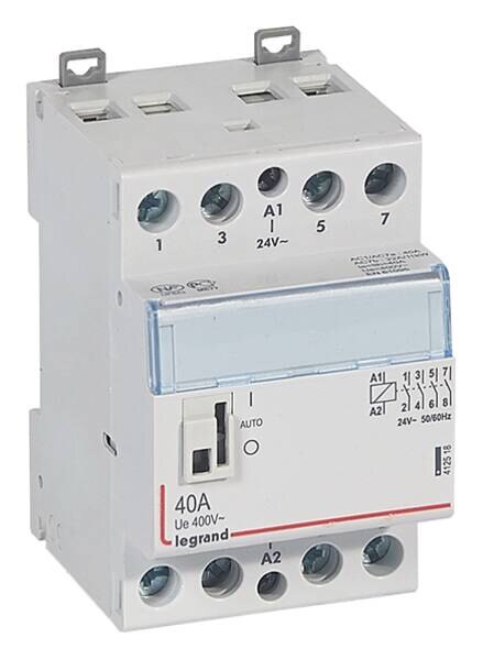 Legrand Legrand 412518 CX3 Schütz 24V 40A 4S mit Handschalter