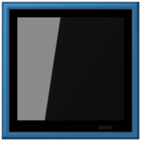 Jung LC 459 D1 S211 KNX Raumcontroller LS TOUCH Serie LS bleu céruléen 31