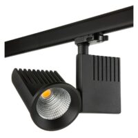 SG LEUCHTEN LED-Schienenstrahler 40W schwarz Zip Pro DALI 320733 Konverter DALI 1LED weiß