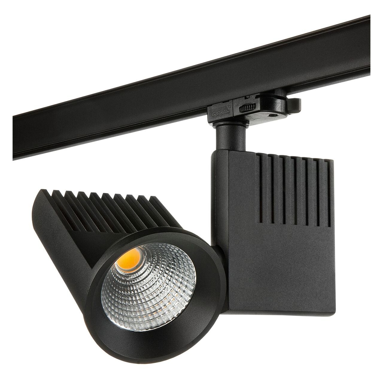 SG LEUCHTEN LED-Schienenstrahler 40W schwarz Zip Pro DALI 320733 Konverter DALI 1LED weiß
