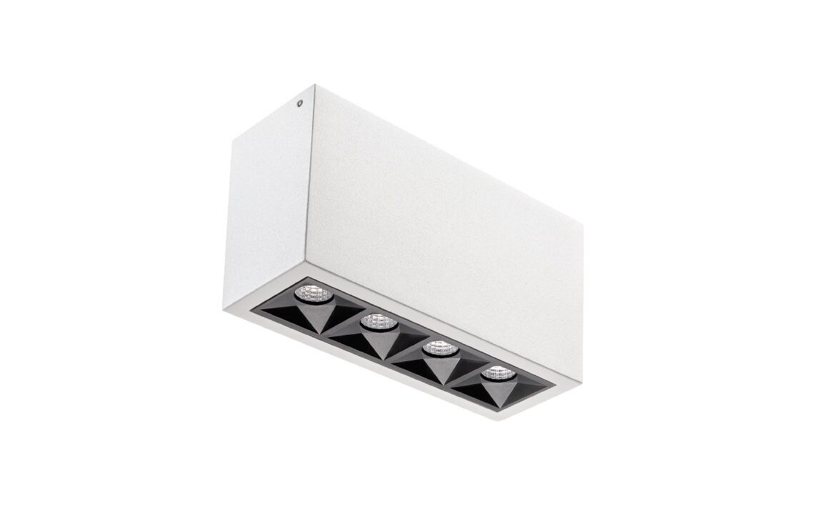 SG LEUCHTEN LED-Deckenanbauleuchte 8W weiß INSPIRE 320821 3000K 470lm Konverter
