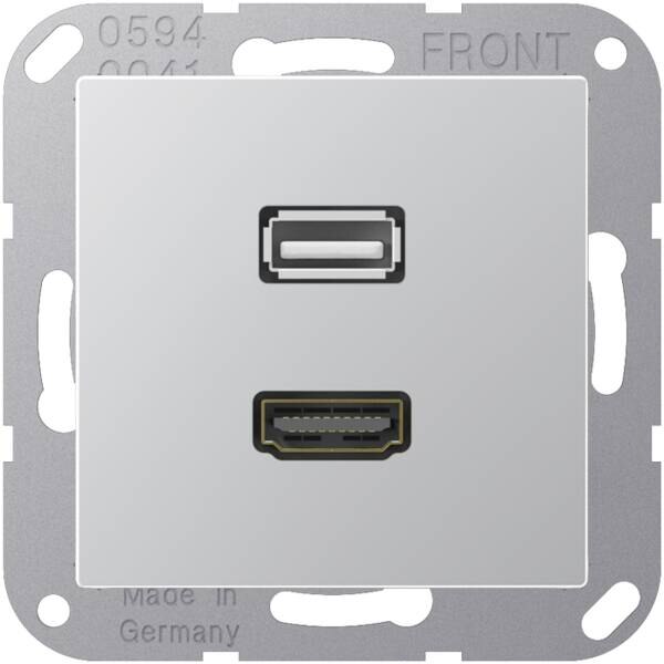 Jung Jung MAA1163AL Einsatz HDMI/USB Serie A aluminium