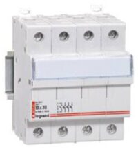 Legrand 005846 Sicherungstrenner 3polig mitschalt. Neutralleiter für Zyl.8,5x31,5