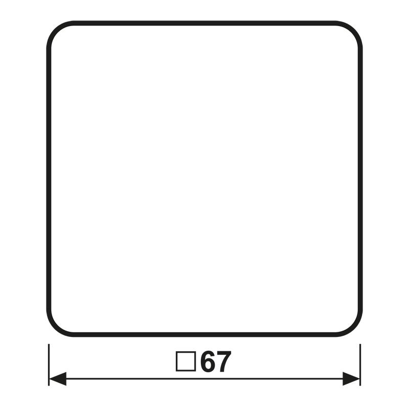Jung Jung Steuertaste Standard Symbole Pfeile CD 1700 P GR