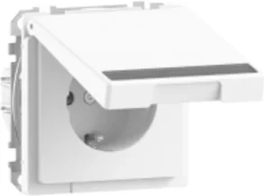 Merten Merten SCHUKO-Steckdose mit Klappdeckel MEG2312-6035