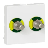 Legrand 078760L Potentialausgleichsdose 2-fach 2-modulig Mosaic ultraweiß