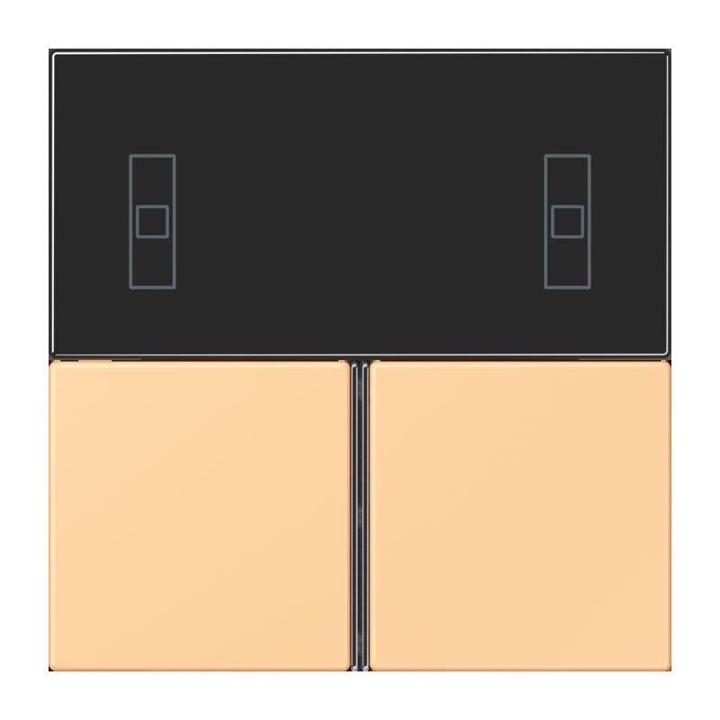 Jung Jung LC4093TSA258 KNX Tastensatz für Komfortregler LC4320P