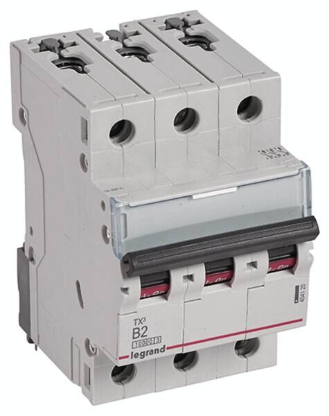 Legrand Legrand 404120 TX3 LS-Schalter B 2A 3-polig 10kA 400VAC 3TE