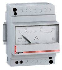 Legrand 004602 Amperemeter analog direkte Messung Messskala:0-30A 4TE