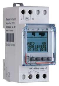 Legrand 412629 AlphaRex³ DY21 230VAC Jahres+ Wochenschaltuhr mit Astro 1-Kanal