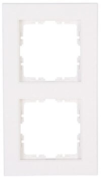 Kopp 402629005 Abdeckrahmen 2-fach HK07 reinweiß