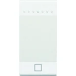 BTicino N4915AEN LivingLight Wippe 1M mit Symbol STOP Weiß