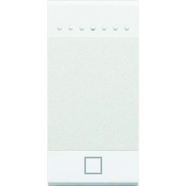 BTicino N4915AEN LivingLight Wippe 1M mit Symbol STOP Weiß