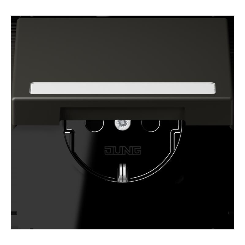 Jung Jung LC1520NBFKL259 SCHUKO Steckdose mit Klappdeckel LC4320R