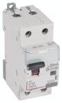 Legrand 411103 DX3 Fi/LS-Schalter C 10A 1P+N 6kA 30mA Typ F 230VAC 2TE