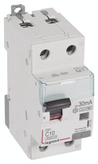 Legrand 411103 DX3 Fi/LS-Schalter C 10A 1P+N 6kA 30mA Typ F 230VAC 2TE