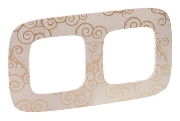 Legrand Legrand 754352 Rahmen 2-fach Valena Allure Goldstyle Thermoplast