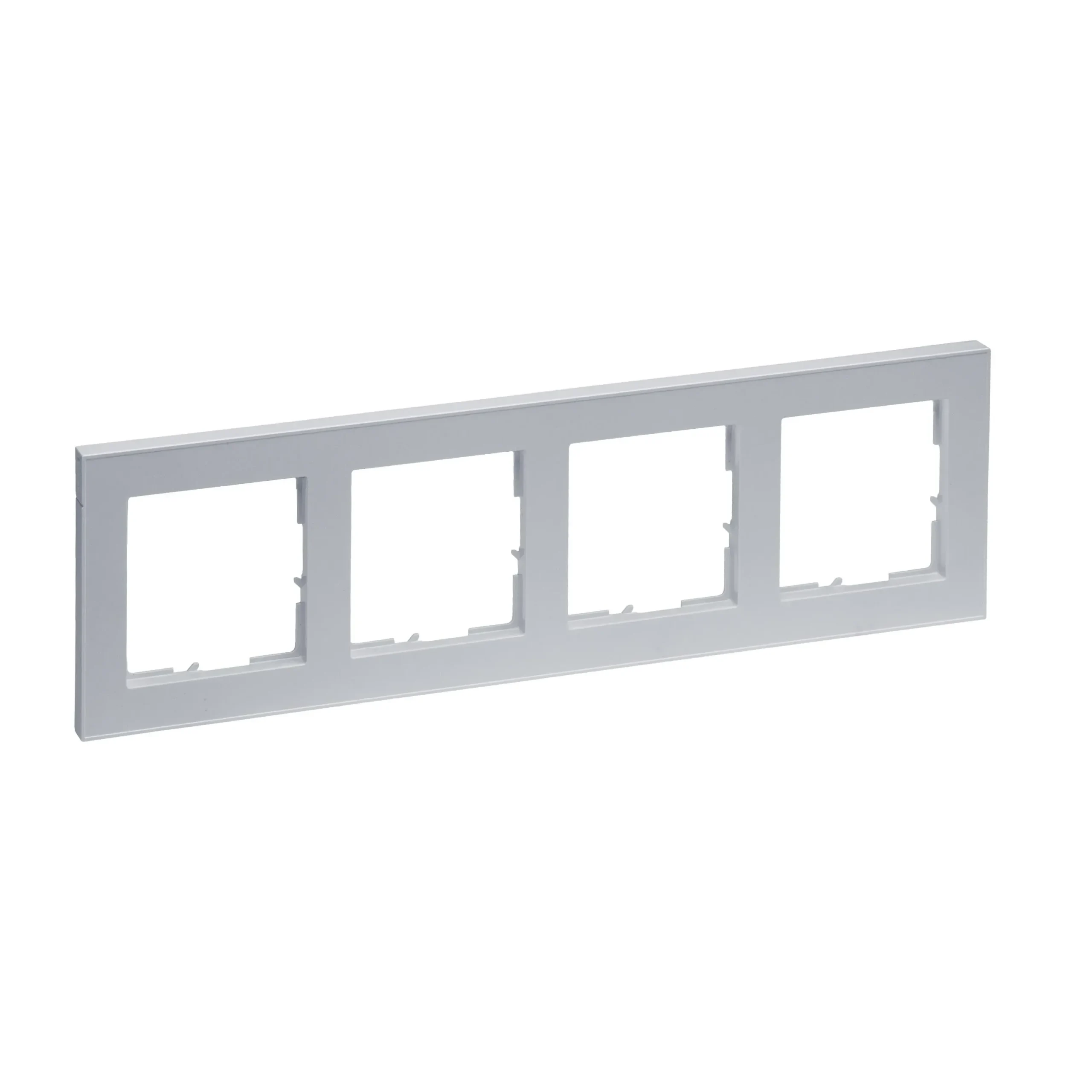 Legrand Legrand 765284 SEANO+4-fach Rahmen in der Farbausführung Aluminium lackiert
