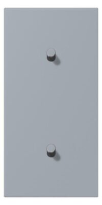 Jung LC12-20R0257 Abdeckung mit Kipphebel "Zylinder" 2x1 Kipphebel senkrecht LS 1912 gri