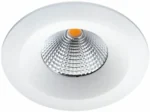 SG LEUCHTEN LED-Einbaustrahler 7W 3000K UNILED 904321 A++ 680lm IP65 dimmbar weiß matt