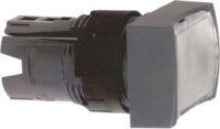 Schneider ZB6DF1 Frontelement rechteckig weiß für Leuchtdrucktaster D16mm
