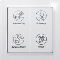 Eltako Profiltaster Tipp-Funk, 4-Kanal F4PT-wg