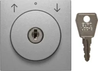 Berker Zentralstück m Schloss Jalou B.7 aluminium 1081140400