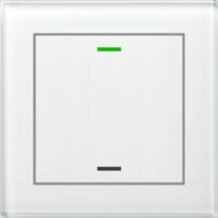 MDT technologies Glastaster II Light 1-fach RGBW, weiß, neutral BE-GTL1TW.01