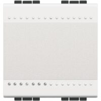 BTicino N4005M2N LivingLight Wipptaster 1-polig 2M mit Wippe SK Weiß