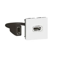 Legrand 078979L HDMI 2.0 Anschluss- einheit vorverdr. Mosaic ultraweiß