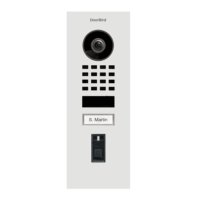 DoorBird D1101FV Fingerprint 50 Unterputz IP Video Türsprechanlage – RAL 9016