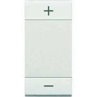 BTicino N4911ADN LivingLight Symbolwippe 1M (+/) REGELUNG Weiß