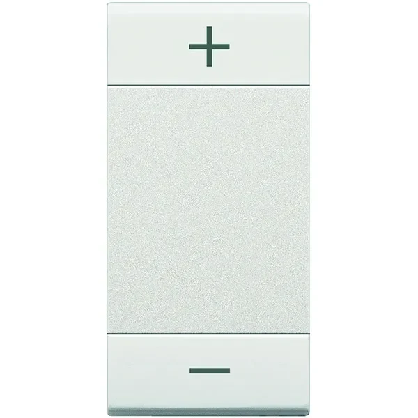 Legrand BTicino N4911ADN LivingLight Symbolwippe 1M (+/) REGELUNG Weiß