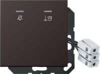 Jung Hotelabdeckung mit LED-Einheit 24 V AL CU KO5 M 24 D