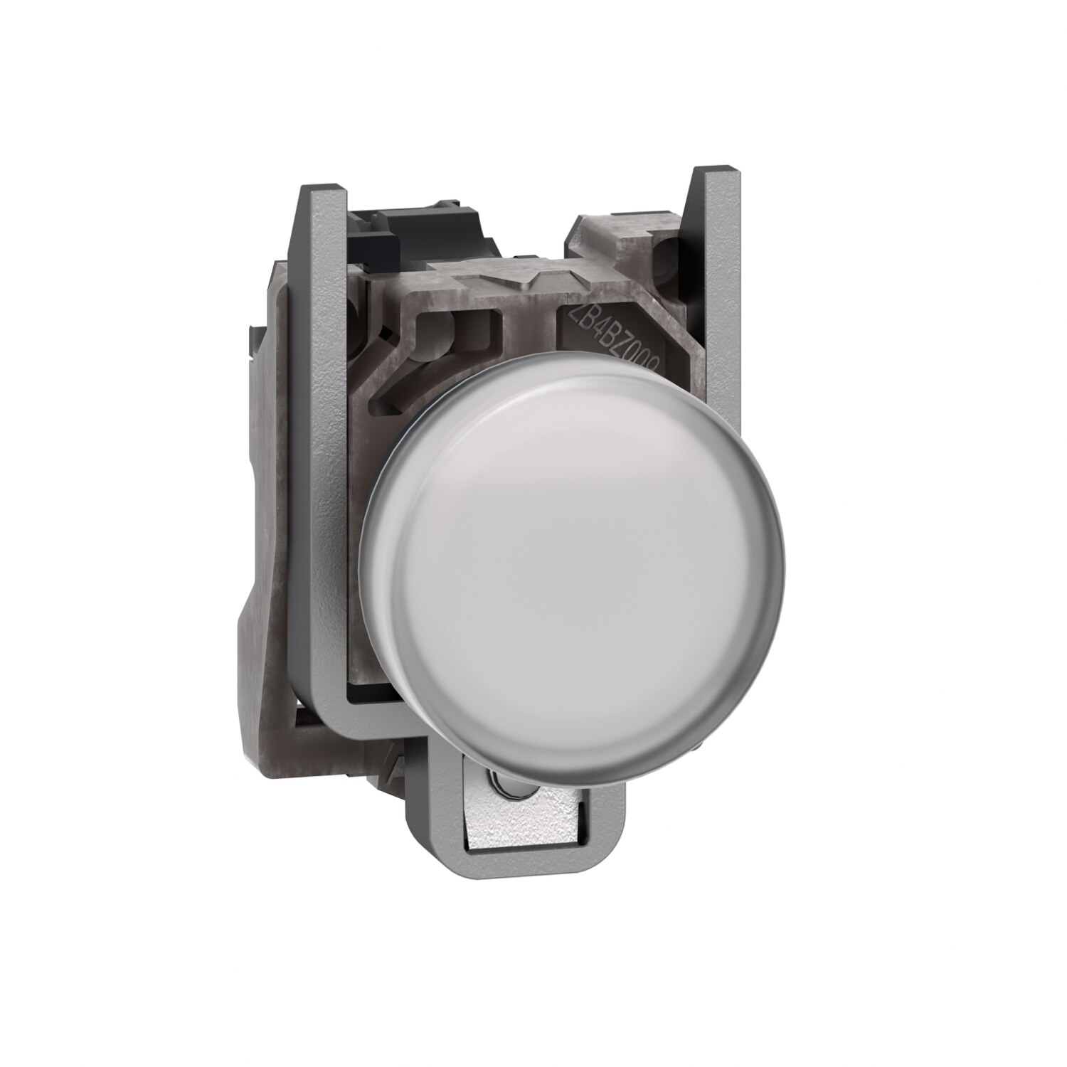 Schneider Schneider XB4BVGM1T Leuchtmelder, Metall, weiß, Ø 22, inklusive LED-Modul