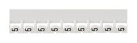 Legrand 037785 Kennzeichnungssystem Memocab Ziffer:5 schwarz auf weiß