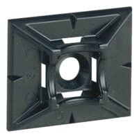 Legrand 032067 Klebesockel selbstklebend 30x25mm schwarz für Kabelbinder bis B4,6mm