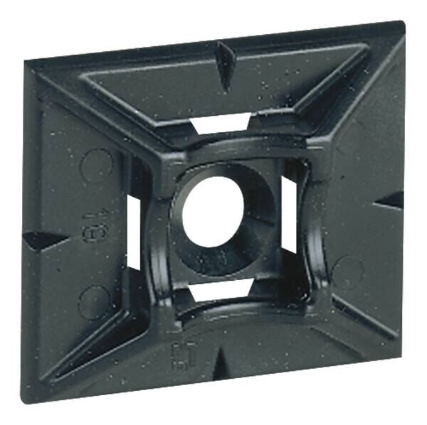 Legrand Legrand 032067 Klebesockel selbstklebend 30x25mm schwarz für Kabelbinder bis B4,6mm